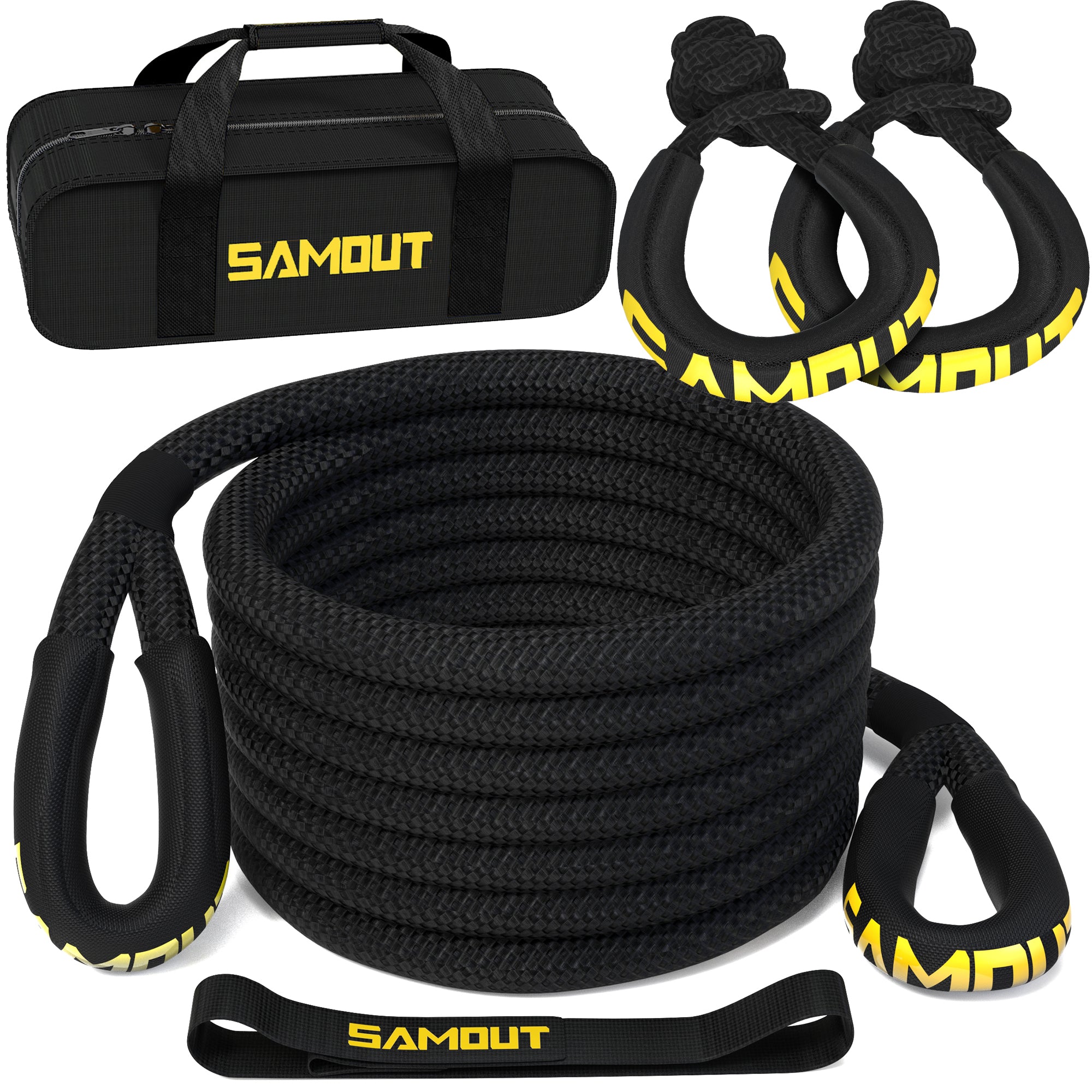 AEV Full-Size Kinetic Recovery Strap 4" X 30' Minimum Breaking Strength - View #2